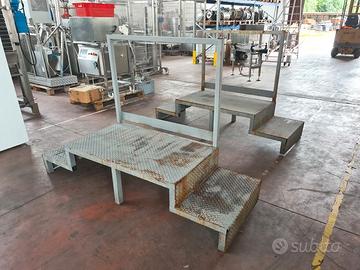 gradini sali e scendi con parapetto usati