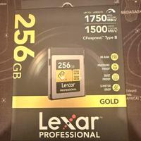 Lexar cf express type b gold 256gb