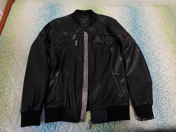 Giacca pelle Philipp Plein