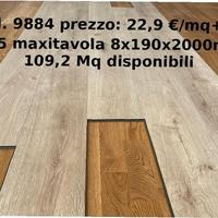 Stock Pavimento Laminato Bagno e Cucina