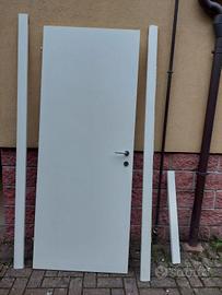 Porta battente bianca 210x80 in MDF