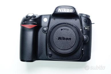 Nikon D80 Reflex Body 2 Batterie DSLR + Scatola