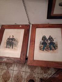 quadri di moda militare