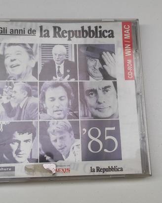 CD-ROM "Gli anni de LA REPUBBLICA"  '85