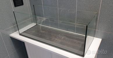 Vasca in vetro per acquario o tartarughiera 