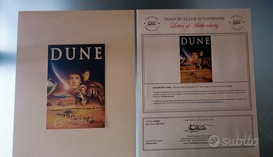 fotografia con autografo di Sting certificato 