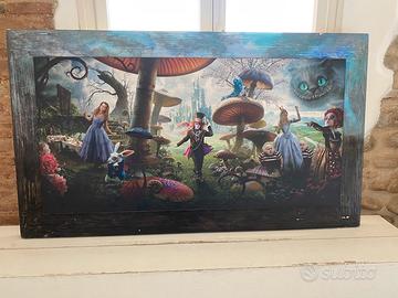 Quadro Alice in Wonderland 140 X 80