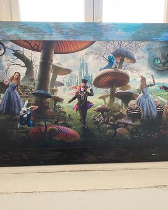 Quadro Alice in Wonderland 140 X 80