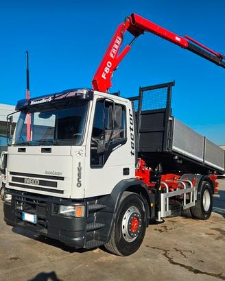 IVECO EUROCARGO 180E28 GRU E RIBALTABILE-2002