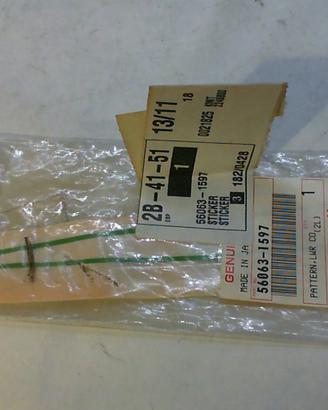 ADESIVO ZX 600 KAWASAKI 56063-1597
