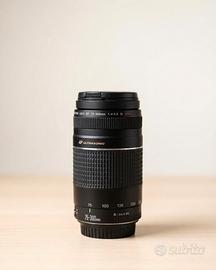 Canon ef s 75-300 mm f 4-5.6 in condizioni ottime