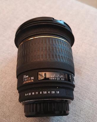 SIGMA 20mm ASPHERICAL EX DG 1.8 PENTAX K