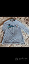 T-shirt superdry uomo manica lunga, Tg M 