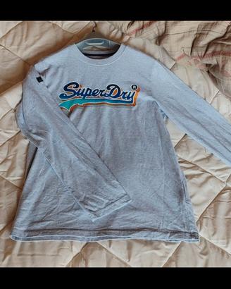 T-shirt superdry uomo manica lunga, Tg M 