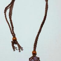 Collana porta cristalli regolabile