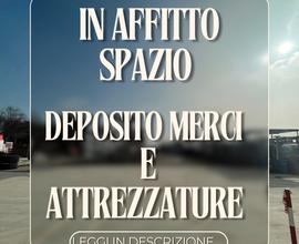 Spazio per ospitare attrezzatura e merce