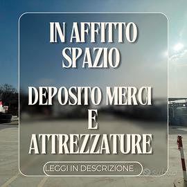 Spazio per ospitare attrezzatura e merce