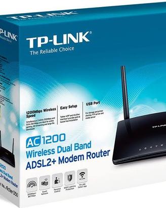 Modem Router R (ADSL) fino a 20Mbps, Wi-Fi AC1200