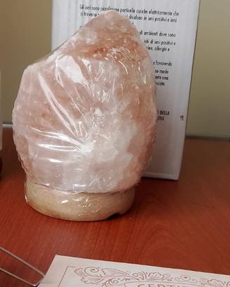 Lampada di sale dell Himalaya, con certificazione