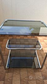 Tavolino portaoggetti anni 70 