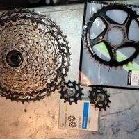 PIGNONI  SHIMANO XT 12V 10/51,PULEGGE+CORONA 34 t