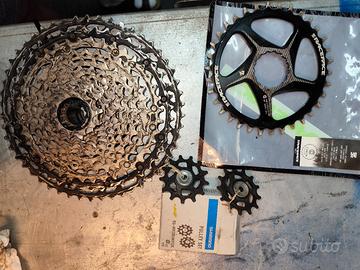 PIGNONI  SHIMANO XT 12V 10/51,PULEGGE+CORONA 34 t