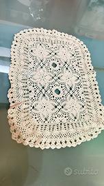 Centrotavola centrino rettangolare ricamato vintag