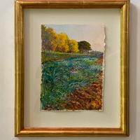 Dipinto Angiolo Volpe, Olio su carta