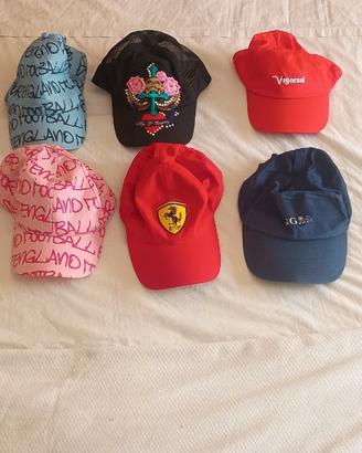 Lotto 6 Cappelli Visiera - Ferrari/Vigorsol