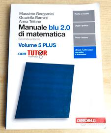 MANUALE BLU 2.0 DI MATEM. V.5 ISBN 9788808302953
