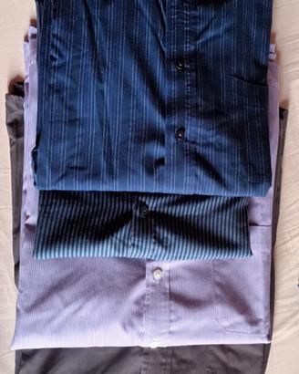 Set da 5 camicie uomo, manica lunga, tg.xxl 