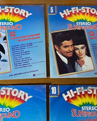 Lotto 8 Vinili Hi-Fi Story - Grandi Successi