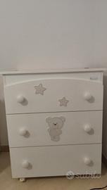 bagnetto fasciatoio cassetti azzurra design contac