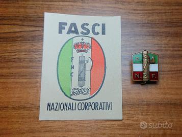 Distintivo Partito Nazionale Fascista alta cons. 