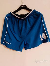Pantaloncino da calcio LEGEA col blu con stampa
