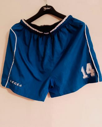 Pantaloncino da calcio LEGEA col blu con stampa