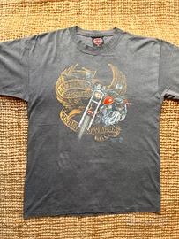 T-shirt Vintage Harley Davidson 1989 3D Emblem XL