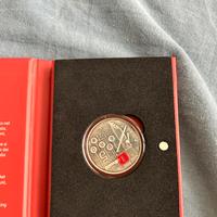 Moneta argento Olivetti Lettera 22