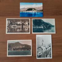 Cartoline d'epoca anni '40 LAGO di COMO