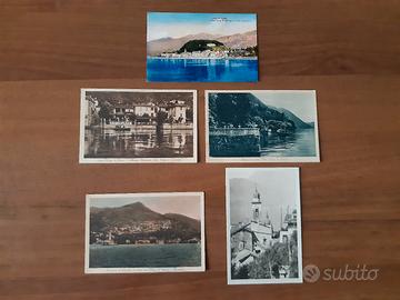 Cartoline d'epoca anni '40 LAGO di COMO
