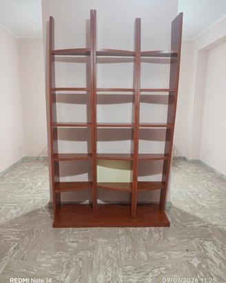 libreria in legno massiccio 