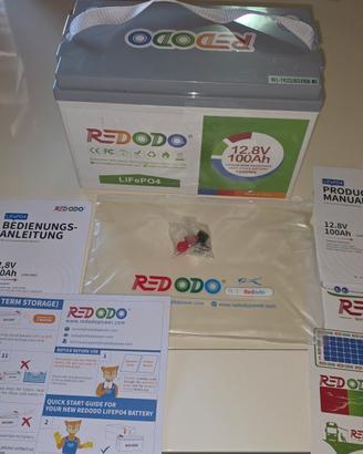 100Ah Batteria Litio LiFePO4  Nuova - NO ATTESE