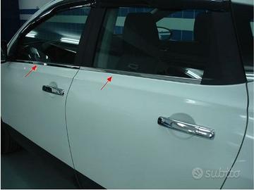 Nissan qashqai 2007-2013 raschia vetri cromati