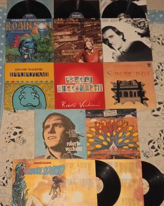 ROBERTO VECCHIONI LOTTO 10 X VINILE LP PRIME STAMP