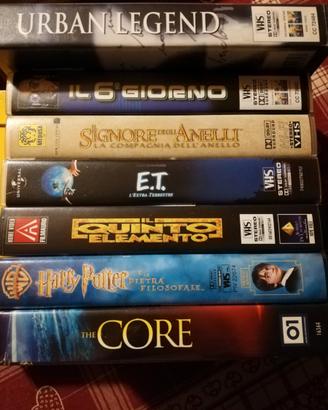 LOTTO 7xVHS FILM - FANTASCIENZA e FANTASY - Coll