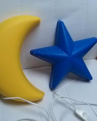 Lampade notturne per bambini, Sole e Luna IKEA