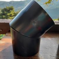 Curva tubo stufa legna 16 cm