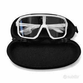 Occhiali da ciclismo foto cromatici con custodia