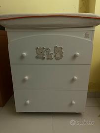 Fasciatoio con cassetti