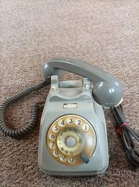 Telefono vintage fisso ITALTEL a rotella